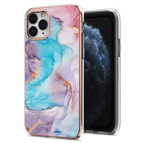 Marble design iPhone 11 Pro cover - Mælkevejen Marmor Blå Multicolor