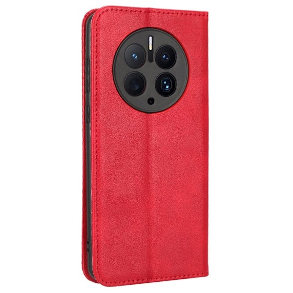 Bofink Vintage Huawei Mate 50 Pro Læder Etui - Rød Red