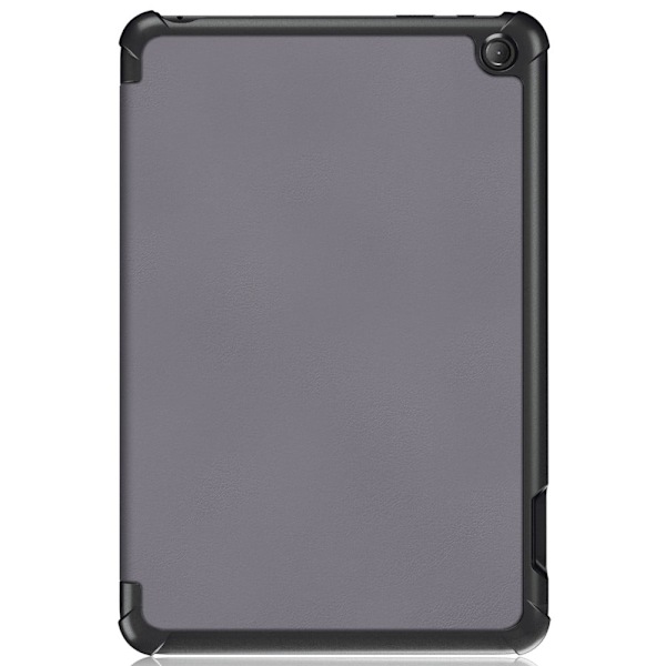 Kolminkertainen nahkakotelo Amazon Fire 7 (2022) - Harmaa Silver grey