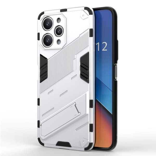 Shockproof Hybrid Deksel med A Modern Touch til Xiaomi Redmi 12 - Hvit White
