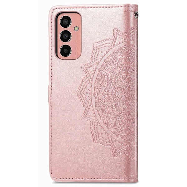 Mandala läder Samsung Galaxy M13 4G fodral - Rosa Rosa