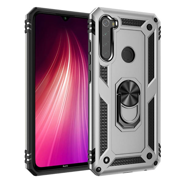 Bofink Combat Xiaomi Redmi Note 8 skal - Silver/Grå Silvergrå