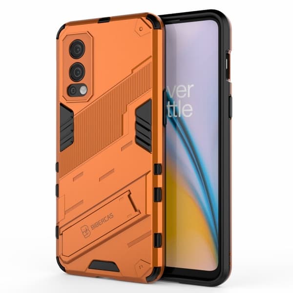 Støtsikkert hybriddeksel for OnePlus Nord 2 5G - Oransje Orange