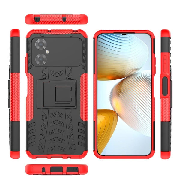 Offroad Suojakotelo Xiaomi Poco M4 5G - Punainen Red