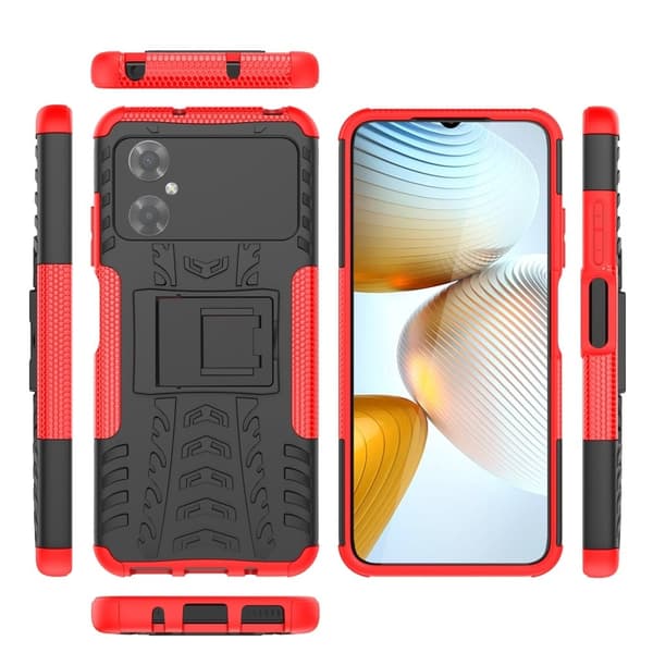 Offroad Xiaomi Poco M4 5G skal - Röd Röd