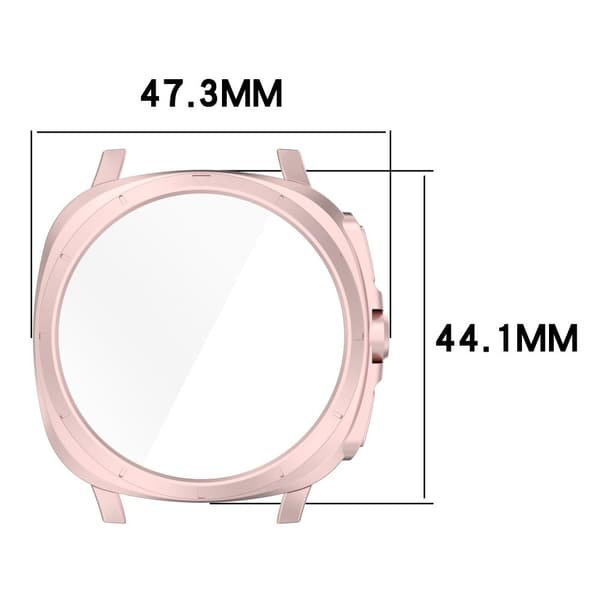 Samsung Galaxy Watch7 40mm Anti-Drop klockfodral Flexibel skyddsram - Champagne Guld Guld