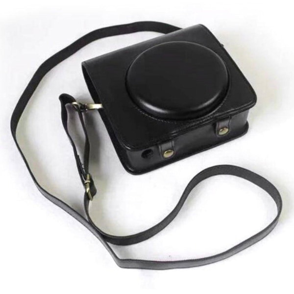 Fujifilm instax SQUARE SQ6 leather case - Black Svart