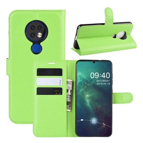 Classic Nokia 6.2 flip etui - Grøn Green