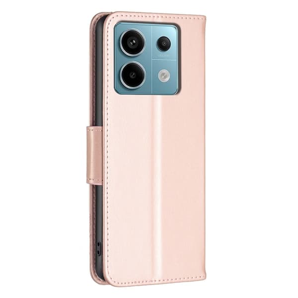 Butterfly Xiaomi Redmi Note 13 Pro 4G nahkakotelo - Ruskea Brown