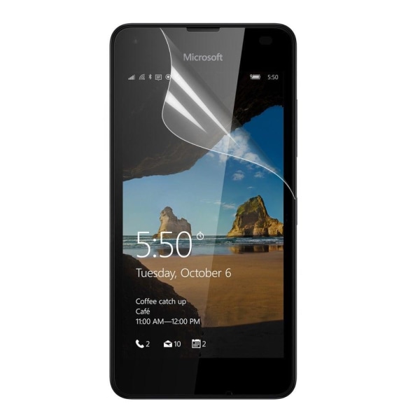 Microsoft Lumia 550 Näytön Suojakalvo Transparent