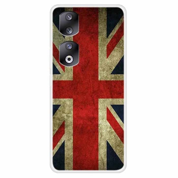 Imagine Honor 90 Pro kotelot - Iso-Britannian Lippu Red