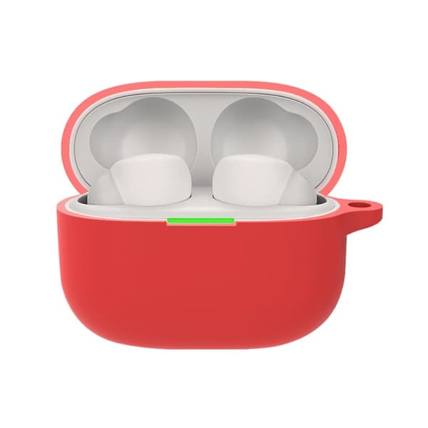 Sony LinkBuds S silikoneetui med karabinhage - Rød Red