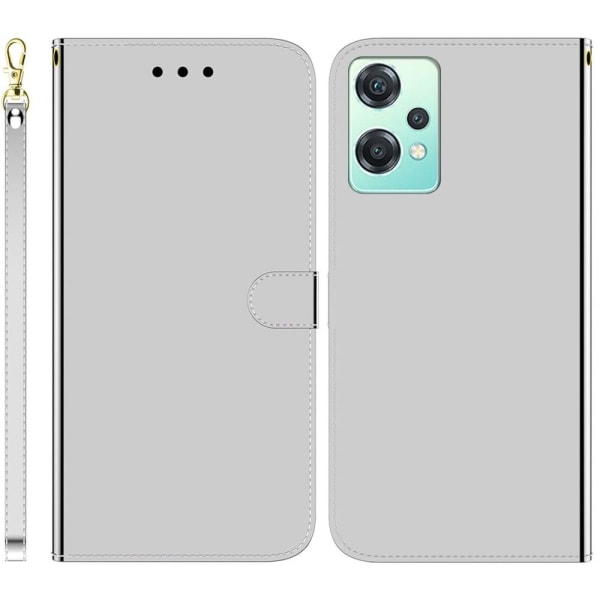 Mirror OnePlus Nord CE 2 Lite 5G flip case - Silver Silver grey