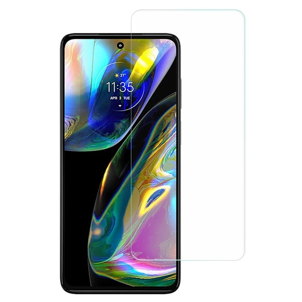 Amorus Arch Edge Härdat Glas Skärmskydd till Motorola Moto G82 Transparent