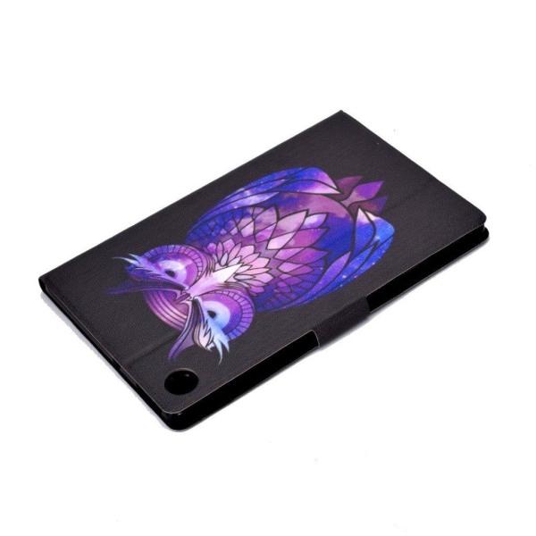 Lenovo Tab M10 FHD Plus cool pattern leather flip case - Purple Purple