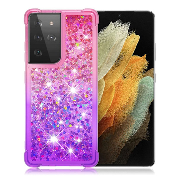 Princess Samsung Galaxy S21 Ultra 5G kotelot - Pinkki / Violetti Purple