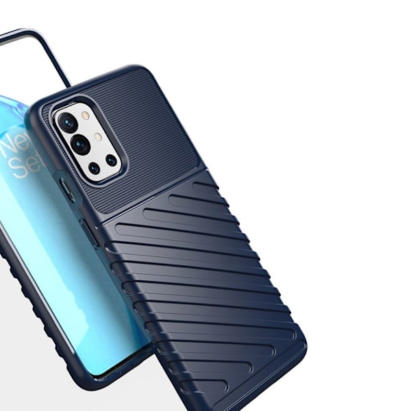 Thunder OnePlus 9R Etui - Blå Blue