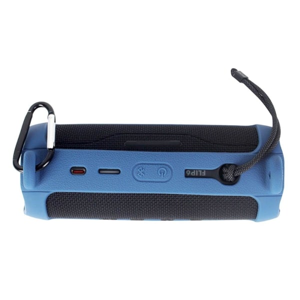 JBL Flip 6 silicone cover with strap - Blue Blue