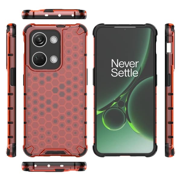 Bofink Honeycomb OnePlus Ace 2v / Nord 3 Etui - Rød Red