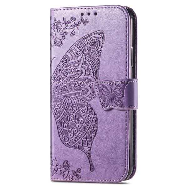 Butterfly OnePlus Ace 3 Pro skinnveske - Lyselilla Purple