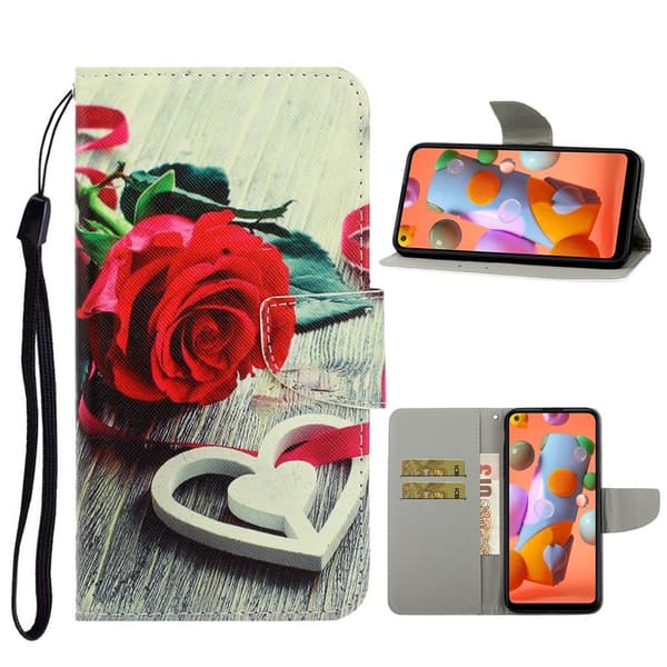 Wonderland Huawei P40 Lite E fodral -Röd Röd
