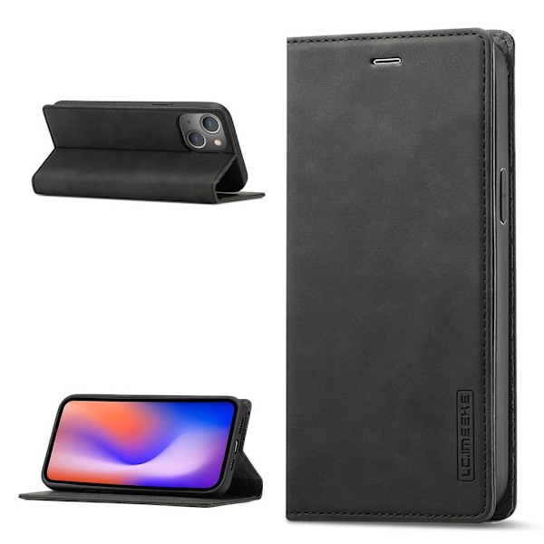 LC.Imeeke iPhone 13 Flippetui - Svart Black