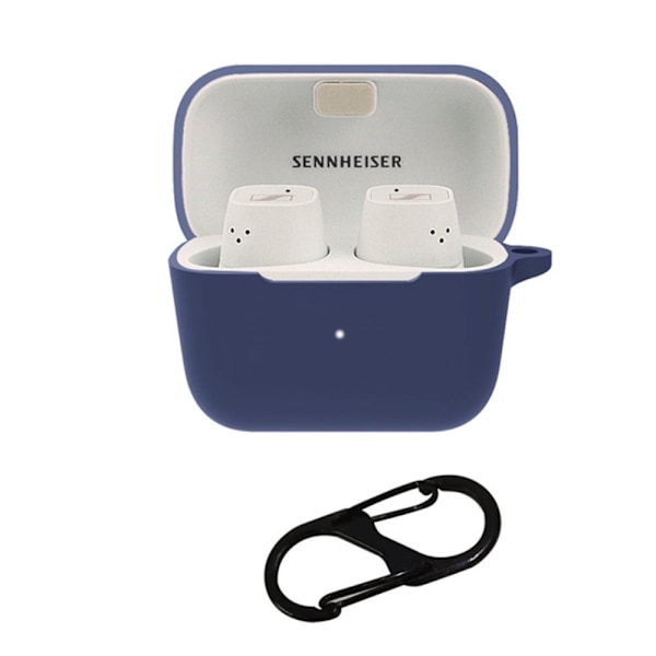 Sennheiser CX 500BT skyddsfodral med spänne - Mörkblå Blå