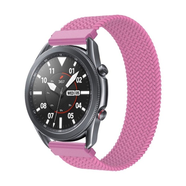 Elastic nylon watch strap for Samsung Galaxy Watch 4 - Pink Purp Pink