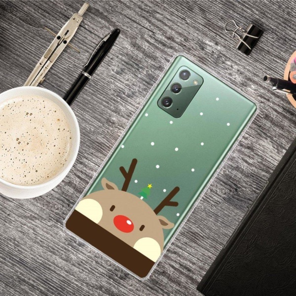 Christmas Samsung Galaxy Note 20 case - Brown Elk Brown