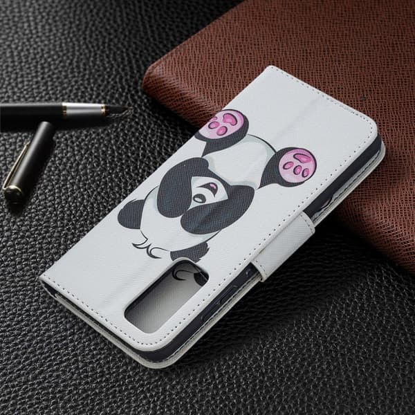 Wonderland Samsung Galaxy S20 FE 5G / S20 Fe Flippetui - Panda White
