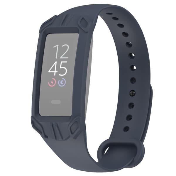Amazon Halo View klockarmband i silikon med skyddsfodral - Mörkblå Blå