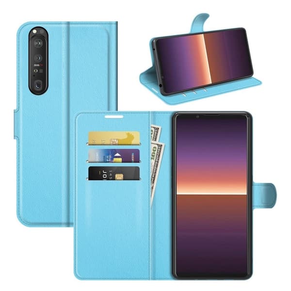 Classic Sony Xperia 1 III Flippetui - Blå Blue