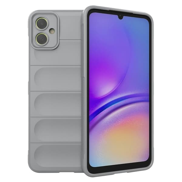 Mjukt greppformat skal för Samsung Galaxy A05 - Silver/Grå Silvergrå