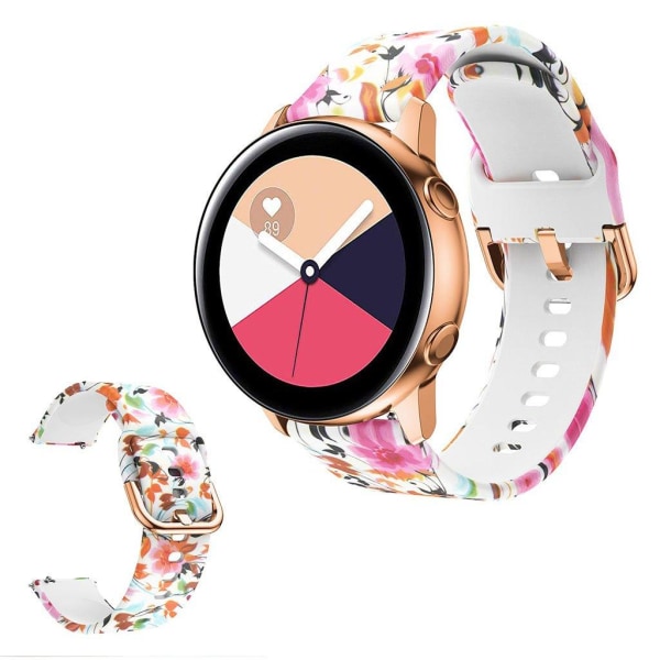 Silikoneurrem med malerisk mønster til Amazfit- og Samsung-ure - Multicolor