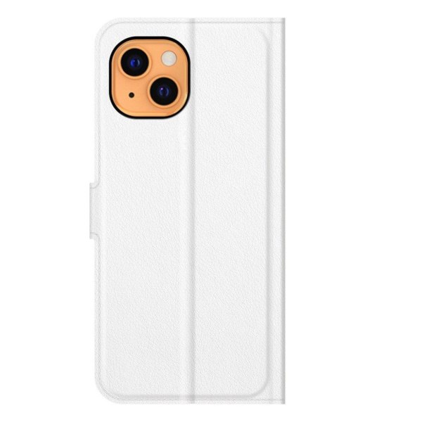 Klassisk iPhone 13 flip etui - Hvid White