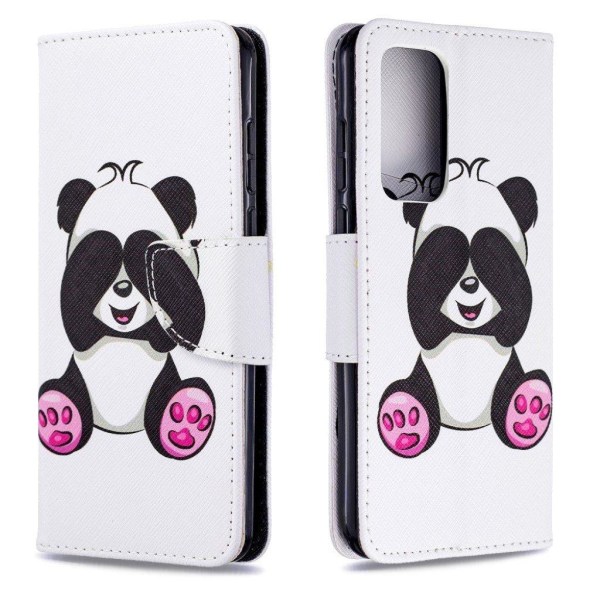 Wonderland Huawei P40 flip etui - Genert Panda Multicolor