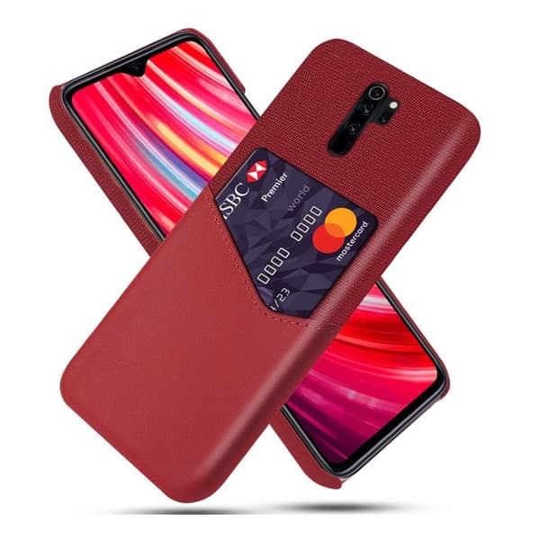 Bofink Xiaomi Redmi Note 8 Pro-Kort Deksel - Rød Red