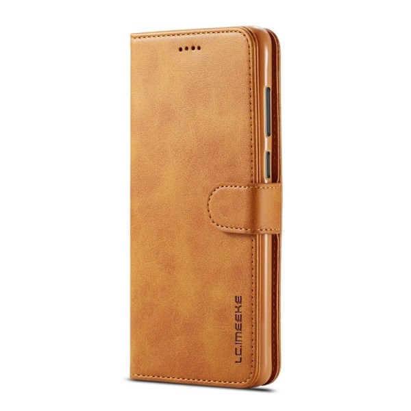 LC.IMEEKE Samsung Galaxy A9 (2018) Lompakkotyylinen nahkainen flip Suojakotelo - Ruskea Brown