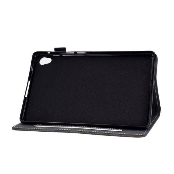 Lenovo Tab M10 HD Gen 2 Microfiber Læder Etui - Sort Black