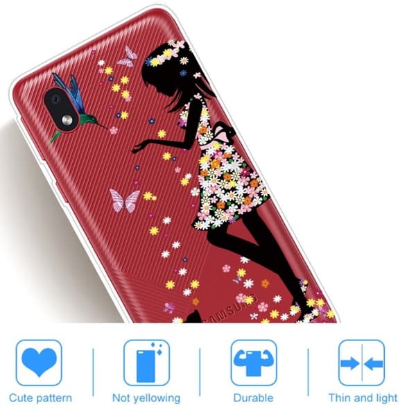 Deco Samsung Galaxy A01 Core skal - Vacker Flicka multifärg