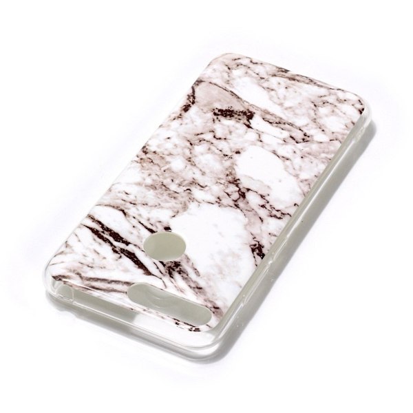 Marmormotiv Huawei Honor 7A skal - Vit / Grå multifärg