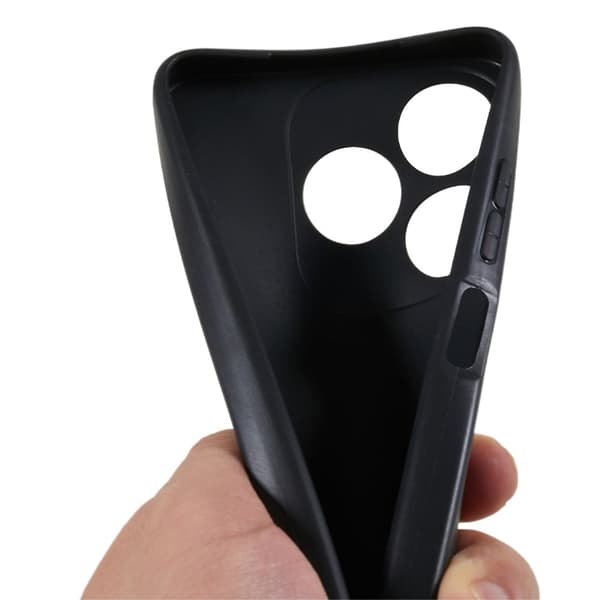 Pehmeä ja mattapintainen kuori Tecno Spark 10 Black
