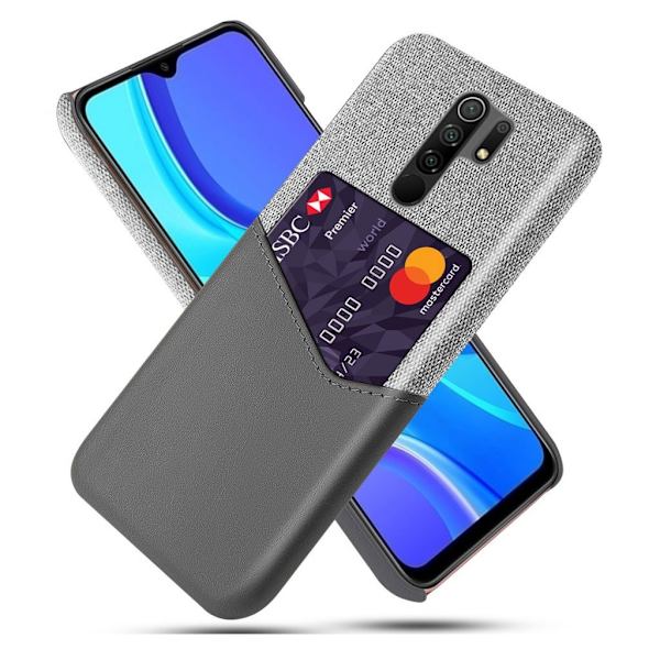 Bofink Xiaomi Redmi 9 Card deksel - Grå Silver grey