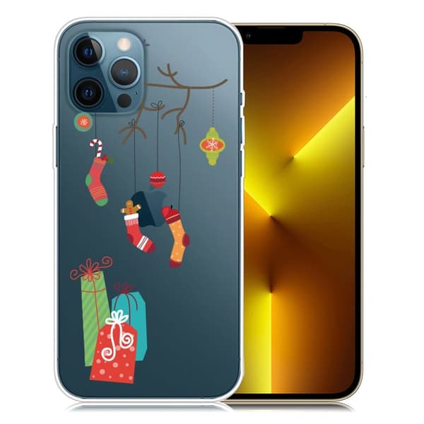 Julfodral till iPhone 13 Pro Max - Strumpor Och Gåvor multifärg