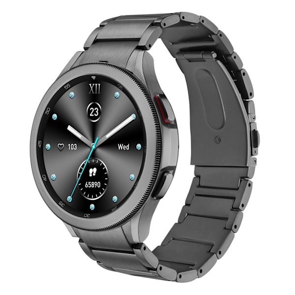Samsung Galaxy Watch 6 / 5 / 4 titaniumlegeringsrem - Grå Silver grey