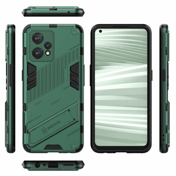 Støtsikkert hybriddeksel for Realme 9 Pro Plus - Grønn Green
