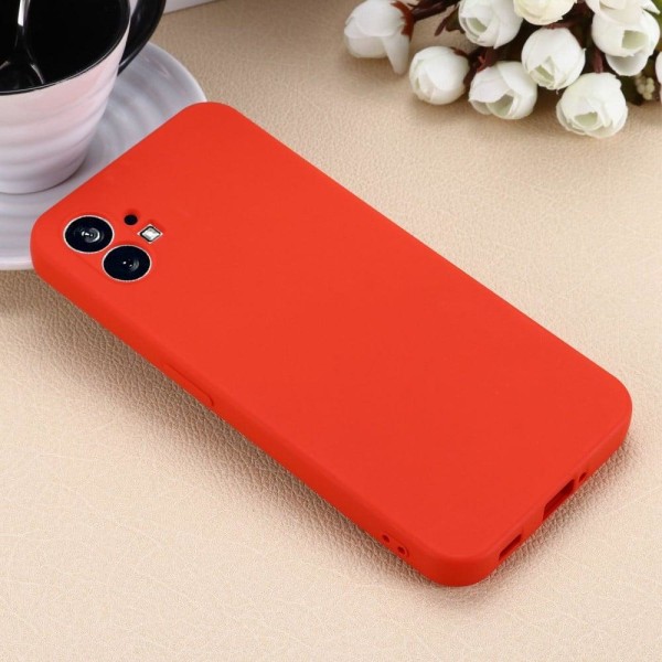 Matte Liquid silikone cover til Nothing Phone (1) - Rød Red