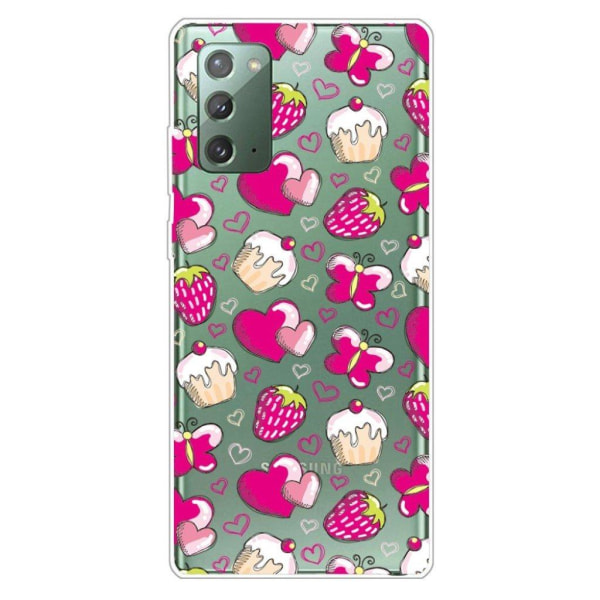 Deco Samsung Galaxy Note 20 cover - Pink Pink