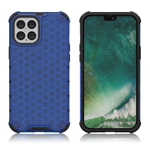 Bofink Honeycomb iPhone 12 Pro Max deksel - Blå Blue