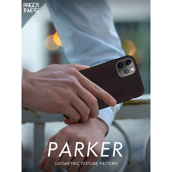 Raigor Inverse PARKER -suojus iPhone 11 Pro:lle - Punainen Red